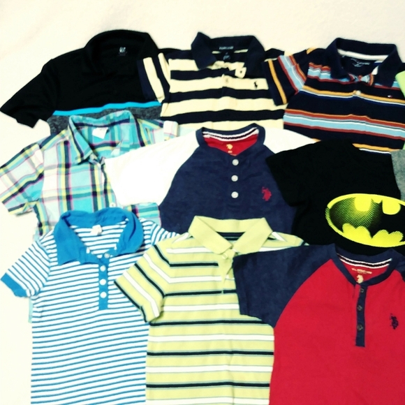 BOYS SHIRTS Short Sleeves Various Brands Lot Of 12 SIZE 4T - Picture 4 of 4